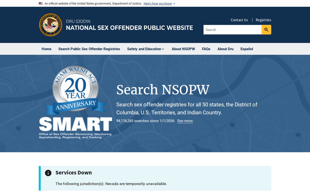 King William County sex offender lookup through blank NSOPW search interface